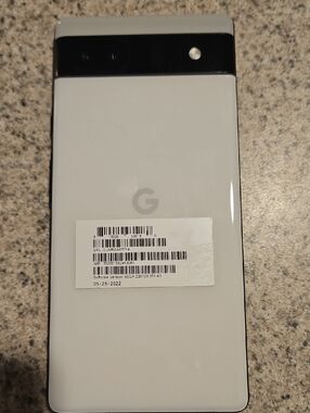 Google Pixel 6a - White and Black 128 GB Unlocked